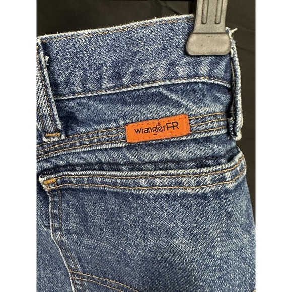 Wrangler Riggs Workwear FR Jeans Mens 44x32 Blue Flame Resistant 10FR3W020 CAT2 - Picture 8 of 9